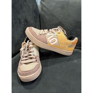 Adidas Five Ten Freerider Flat Mountain Biking Shoes Taupe Orange Women's Size 8
